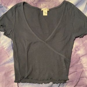 Lettuce Trim Cropped Top